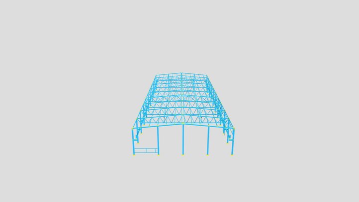 Склад 24x60 3D Model