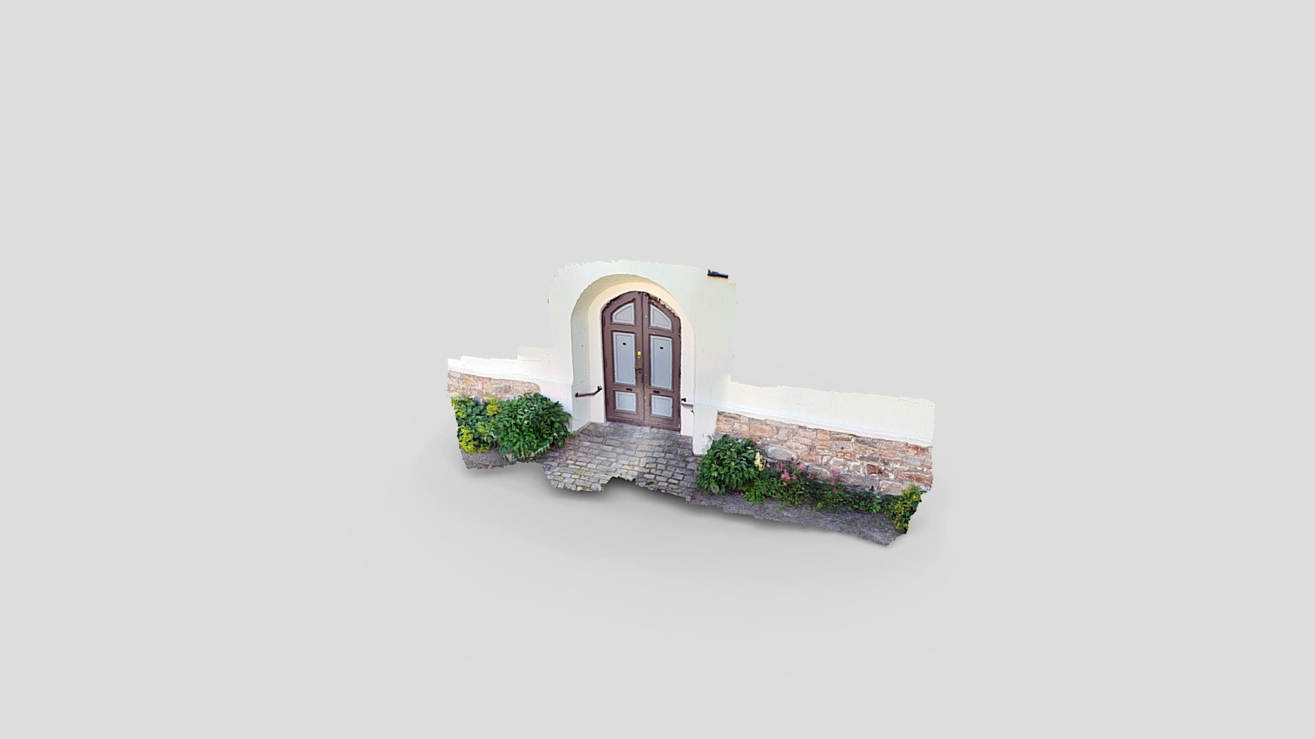 Church entrance in Fredrikstad, Norway