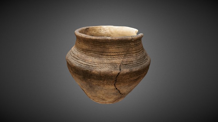 Bronze Age vessel, 1600 –1200 BCE, knum003_76 3D Model