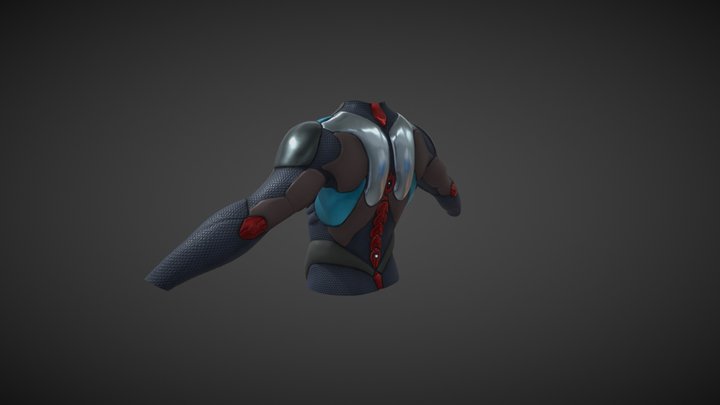 Sci-Fi Underarmour - Upper 3D Model
