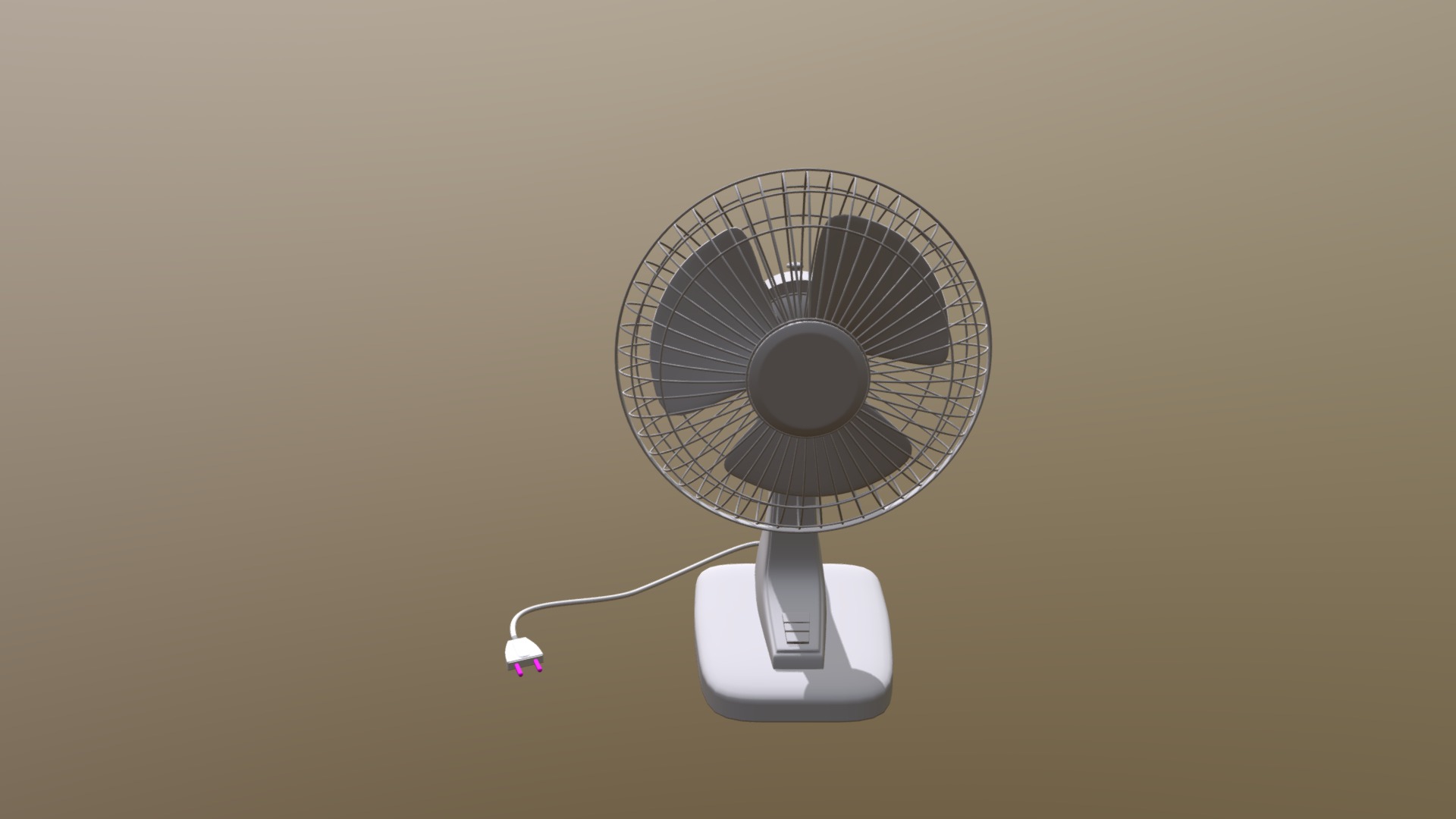3D model 3D Model Fan base - This is a 3D model of the 3D Model Fan base. The 3D model is about a fan on a wall.