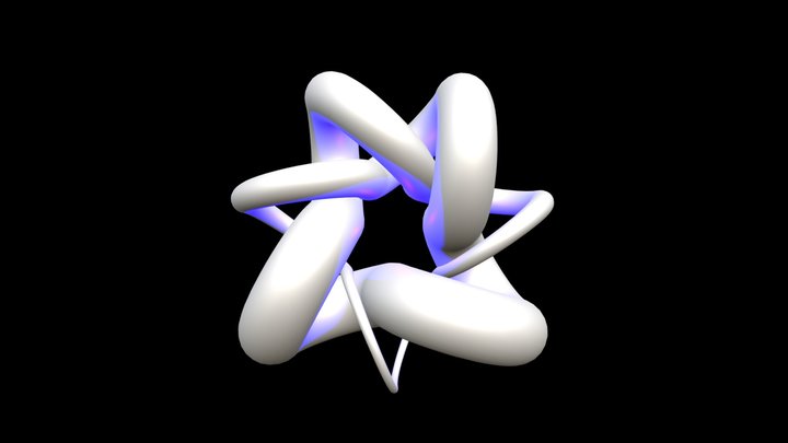 Spatial Geometry Sculpture [ Object 2004-04 ] 3D Model