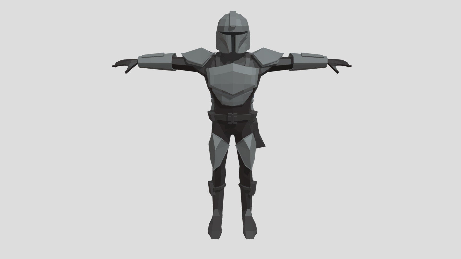 Din Djarin Final Rig — Sketchfab embed 3D viewer