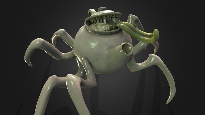 Mimic Teapot 3D Model