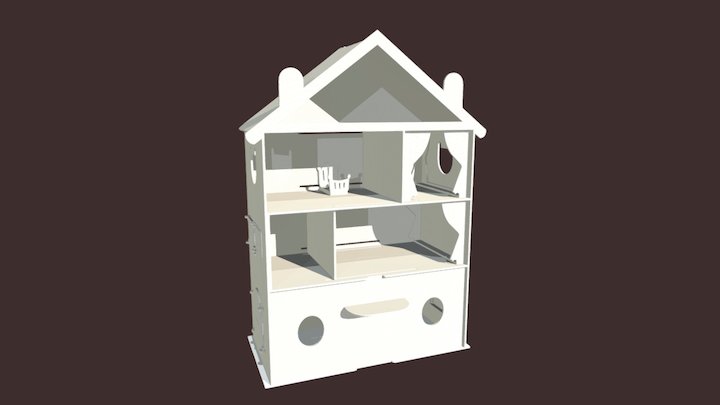 Кукольный домик 3D Model