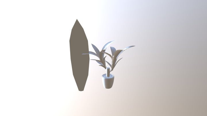 Indoor Plant 02 Obj 3D Model
