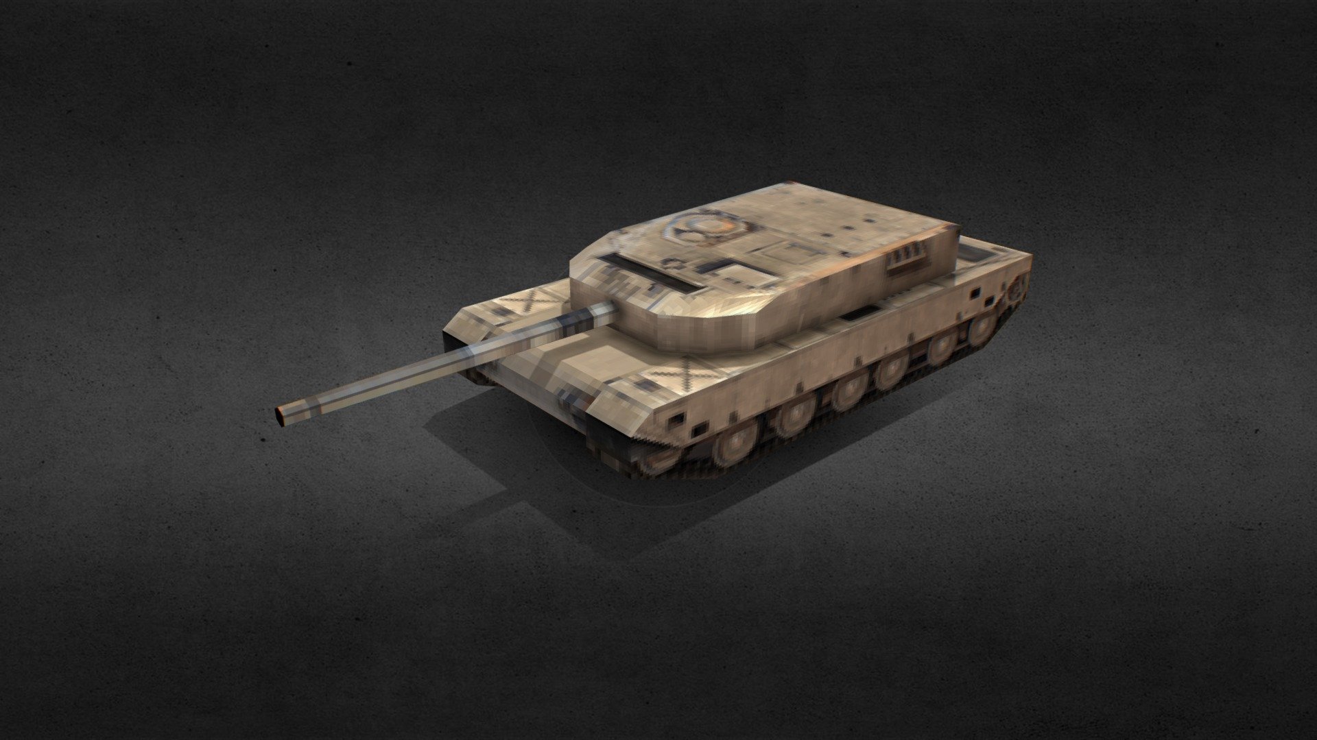 PS1 Tank Download Free 3D model by RetroDesignHive (RDDev) [24efb67
