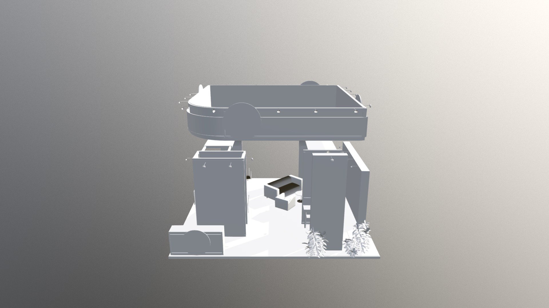 Prueba de stand en 3d — Sketchfab embed 3D viewer