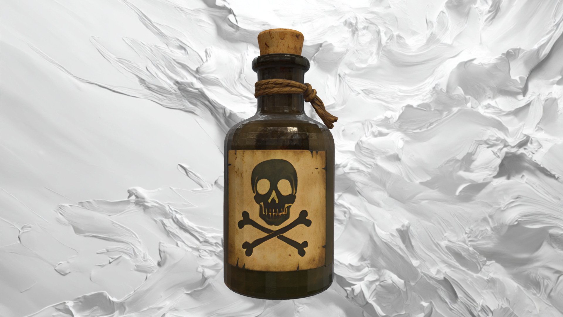 PIRATE STYLE RUM BOTTLE - 3D model by ARTEL_3D [24f16a6] - Sketchfab