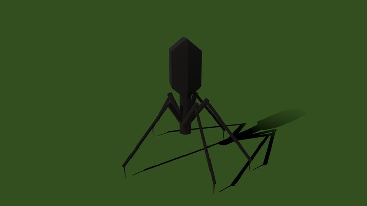 Bacteriophage 3D Model