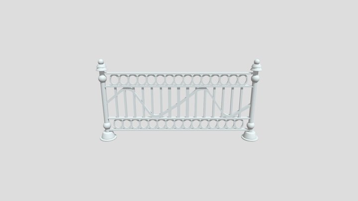 A Railing 3D Model