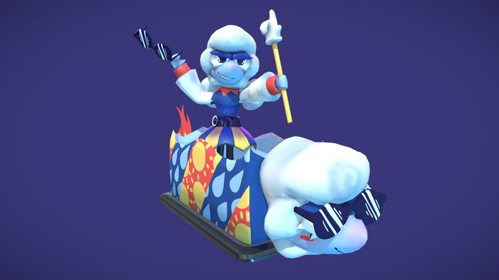 Worldskills 2025 Practice Brief - Deltarune Car 3D Model