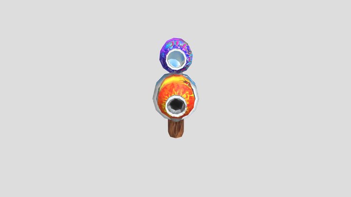 hand_cannon_model_blend (unwrap) (1) 3D Model