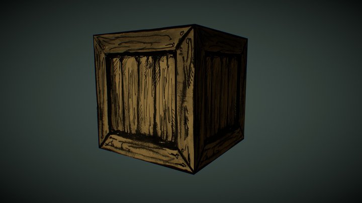 Ink Crate 3D Model