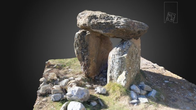 Dolmen Sta Elena (MQ) 3D Model