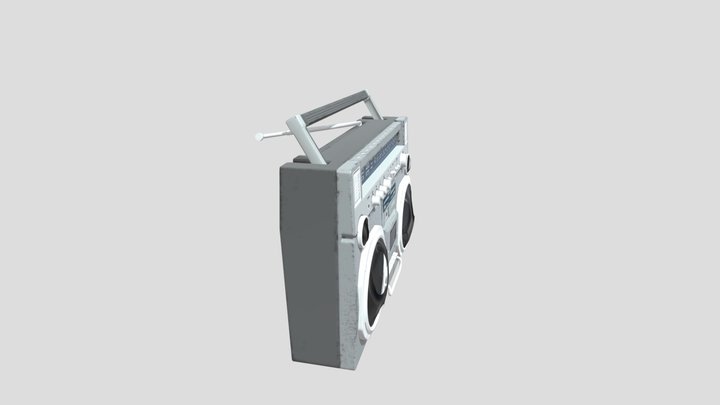 BoomBox 3D Model