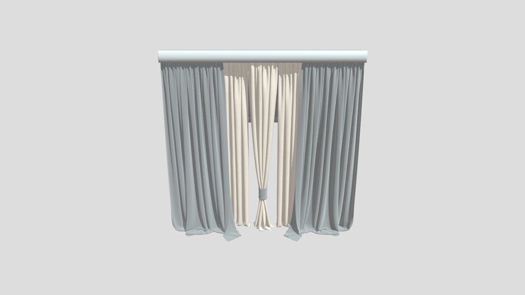 Mi Silk And Cotton Curtain Set