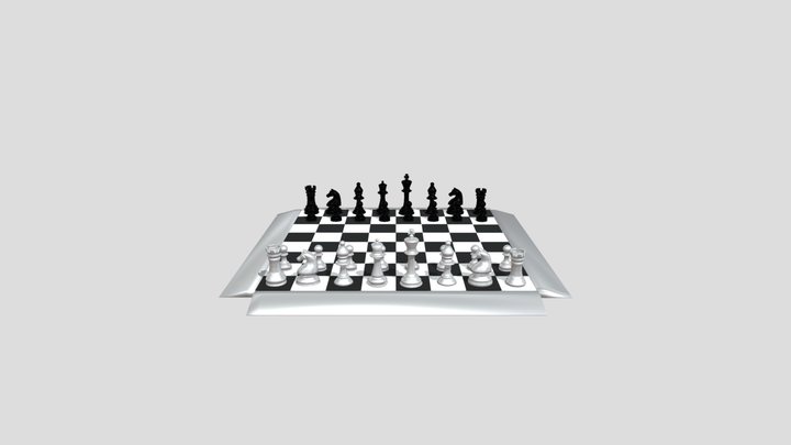 Chess Materials 3D Model