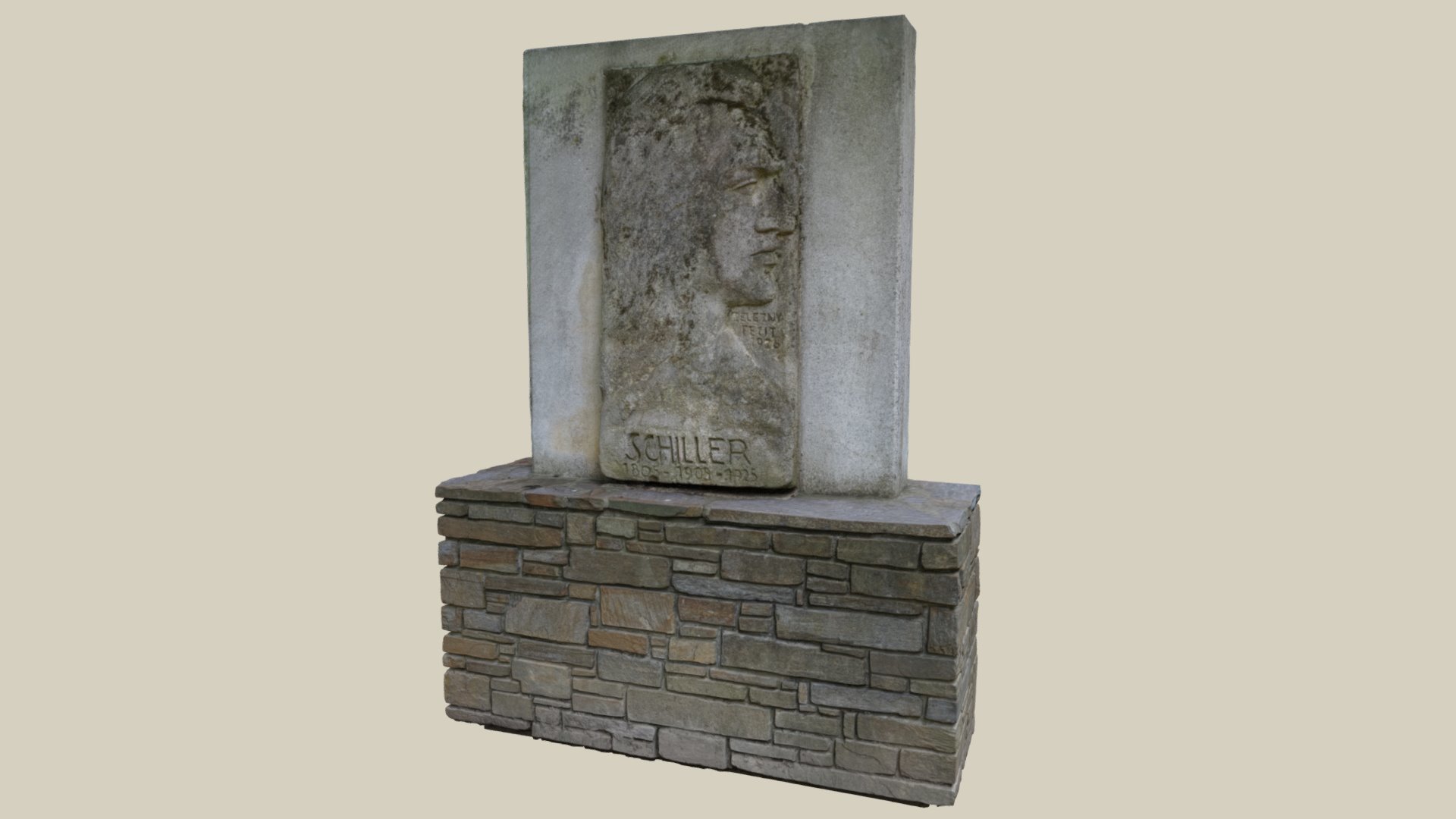 Friedrich Schiller — Sketchfab embed 3D viewer
