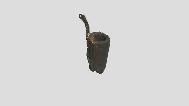 Top end of pump tube 3D Model