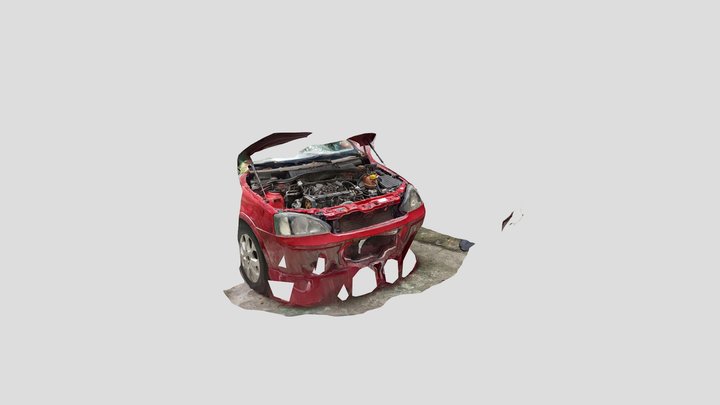 Motor Chevrolet Corsa 3D Model