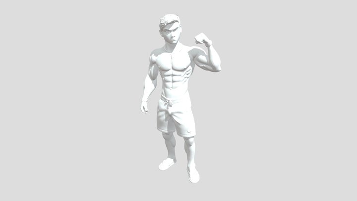 Beach Hero 3D Model
