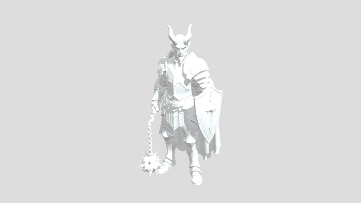 Infernal Paladin 3D Model