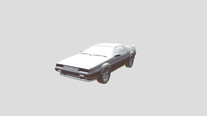 Delorean 3D MODEL 3D Model