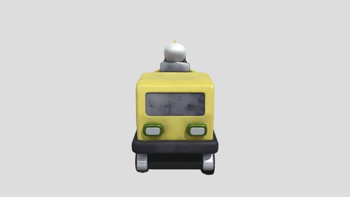 toy missile truck 3D Model