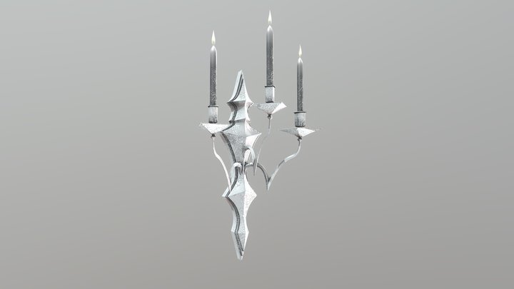 Chandelier 3d model (game ready), a Light 3D Model by Snji | 3D Models (Thumbnail 5 of 18)