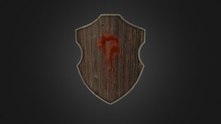 Bloody Sheild 3D Model