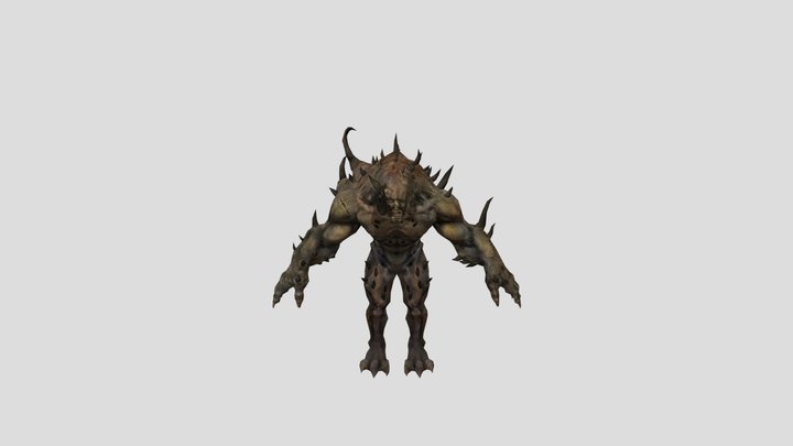 Dark Souls II Enhanced Undead 3D Model