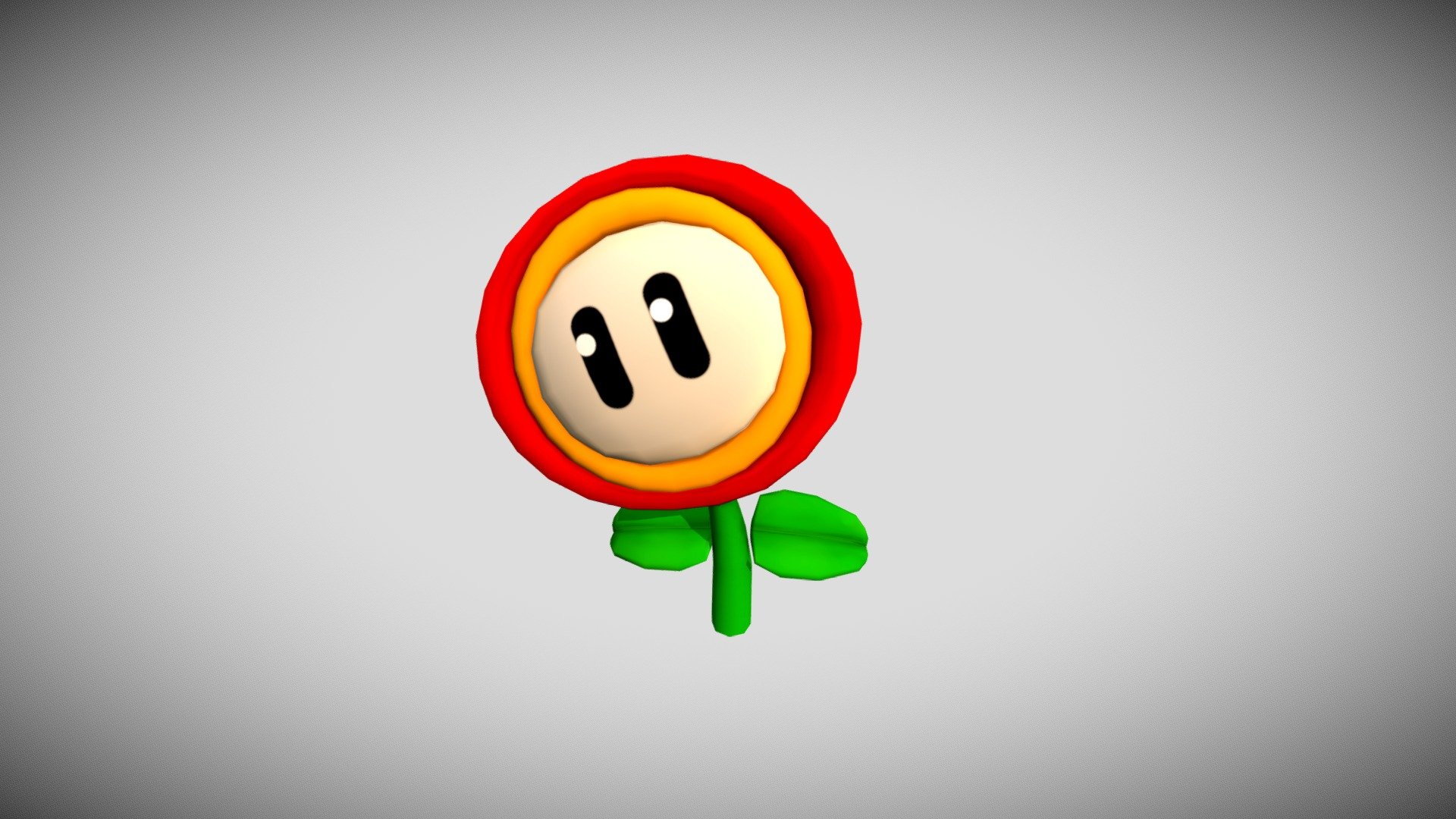 Free Super Mario Fire animated Flower - Download Free 3D model by ...