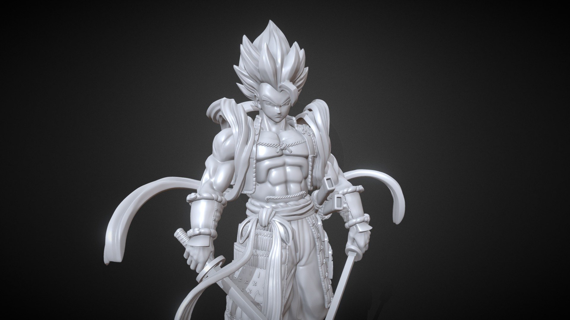 Shogun Gogeta - Buy Royalty Free 3D model by Julio César (@doomsday5)  [24fc70a]