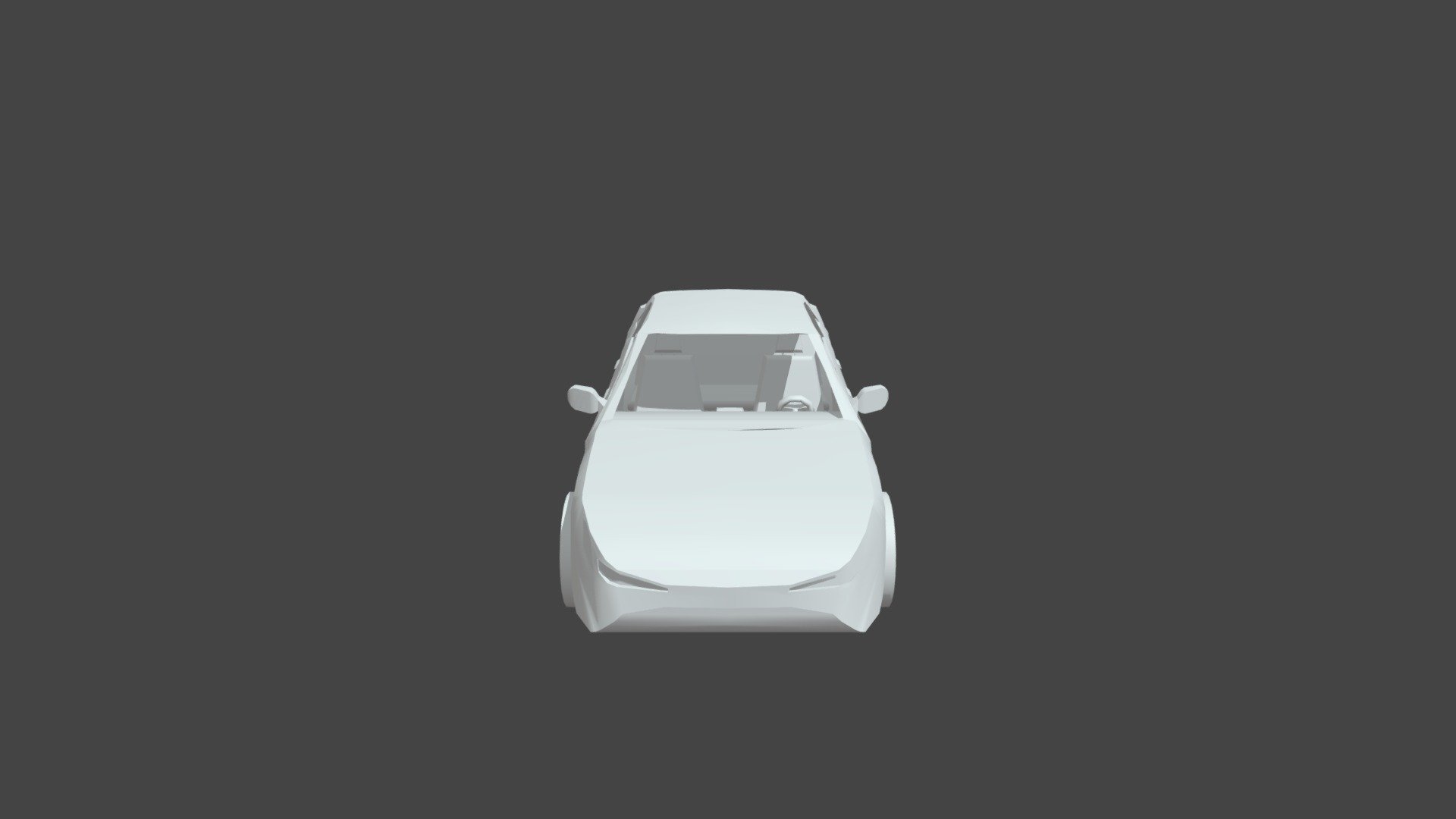 I-4 Main Car Low Poly WIP