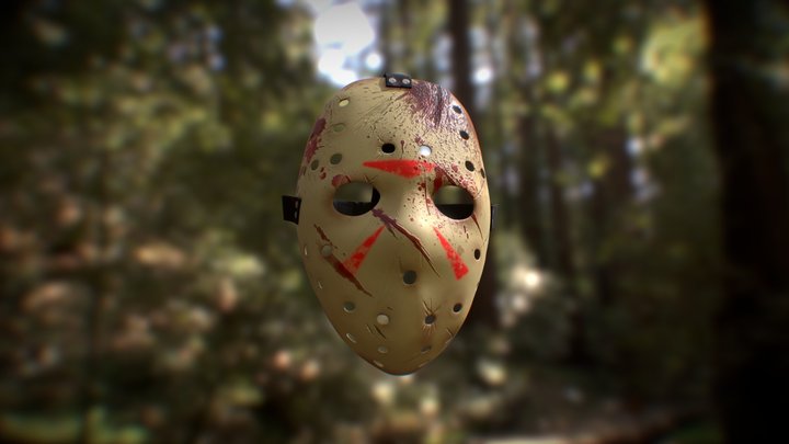 Jason Voorhees Mask 3D Model