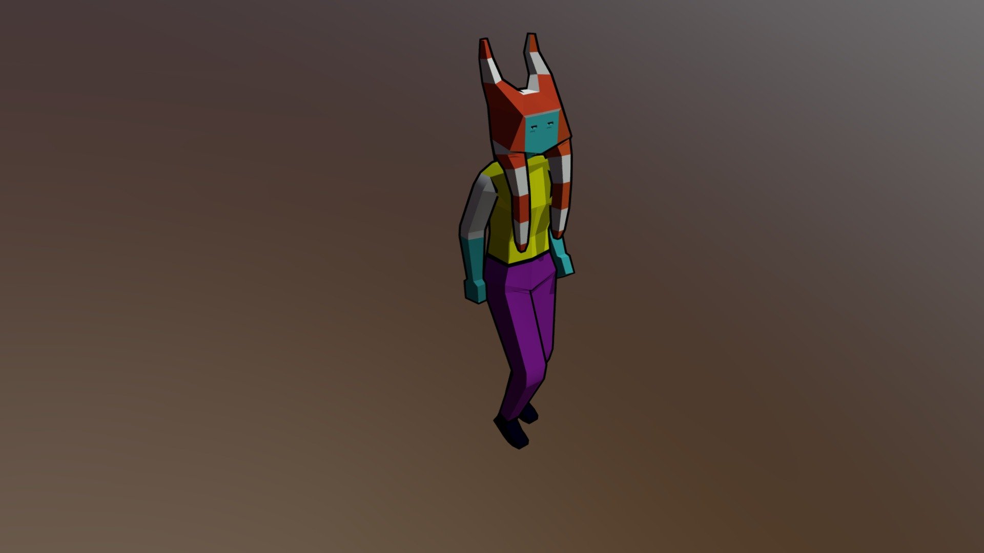 Togruta Low Poly