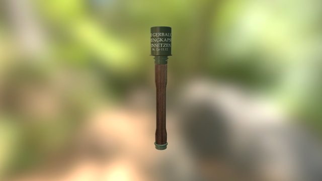 M-24 Stick Grenade/ Maps Fixed 3D Model
