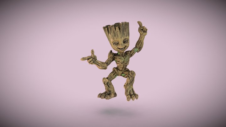 Baby Groot 3D Model