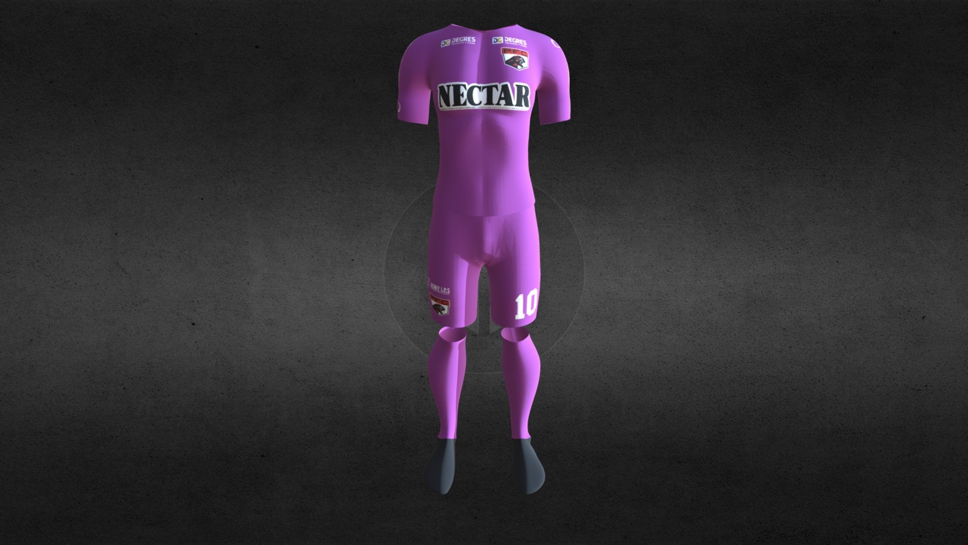 PANTERAS UNIFORME 3D ARQUERO 1