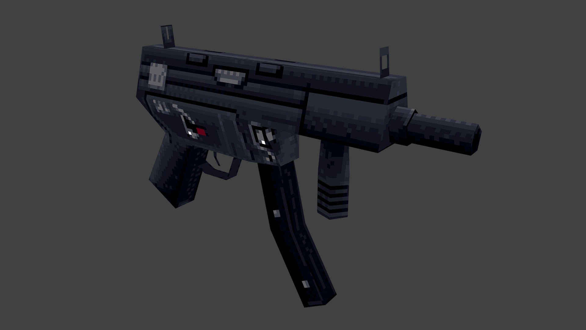 Low Poly - MP5 - 3D model by ima_ethan (@tactical-destruction) [2504b52 ...