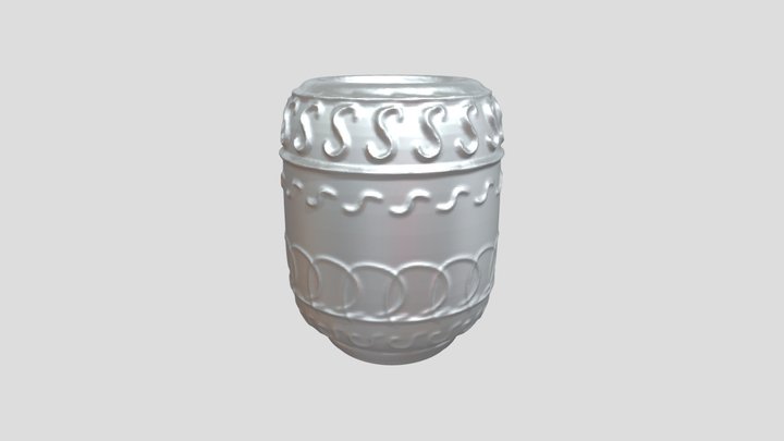 Silver sacrifice cup 3D Model