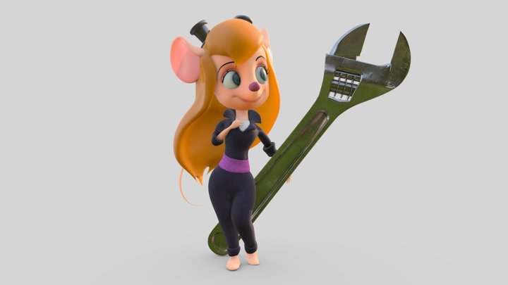 Gadget Hackwrench 3D Model