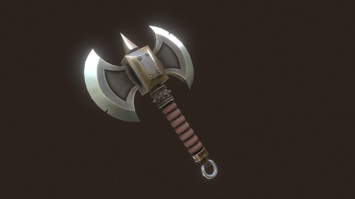 Axe - Lowpoly model 3D Model