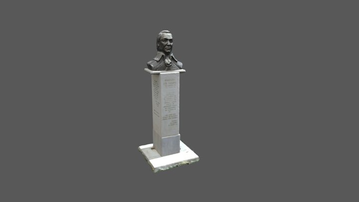 Francisco de Miranda Sculture 3D Model