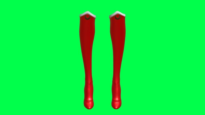 Sailor Moon Boot 3D Model