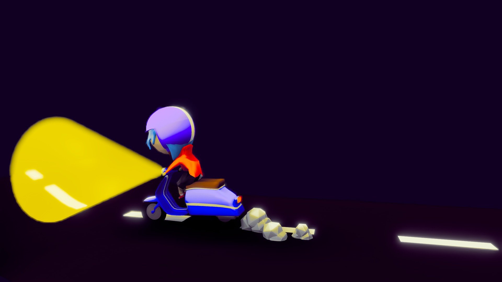 little ride on a scooter