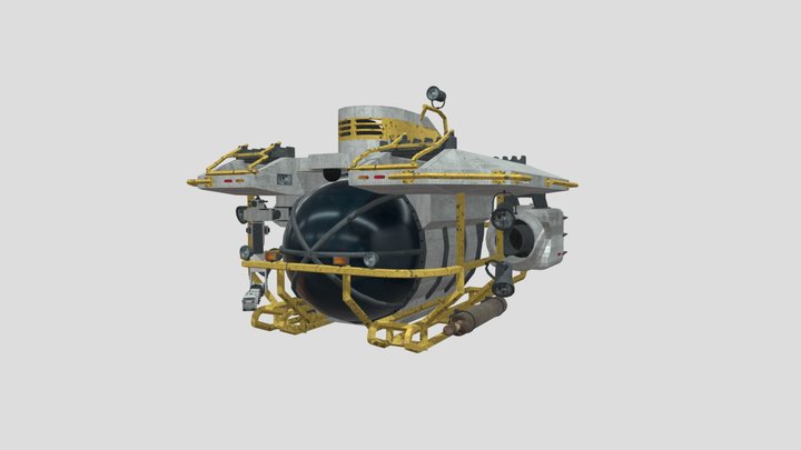 Deep Sea Submarine 3D Model