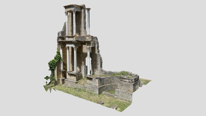 Roman Theatre, Volterra 3D Model