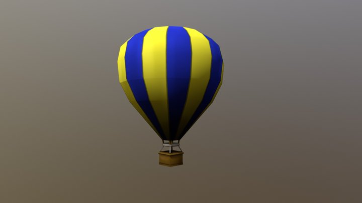 Hot Air Balloon 3D Model